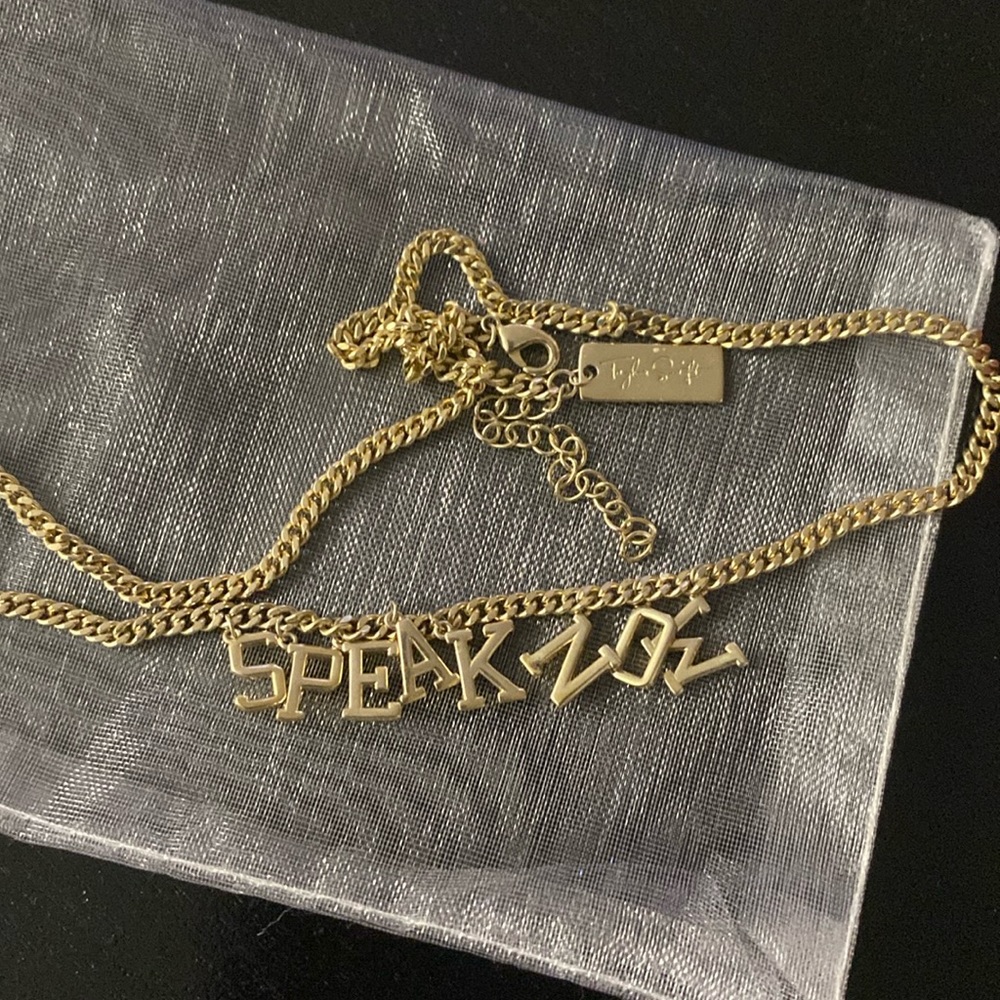 Taylor Swift Speak Now Taylor’s version necklace